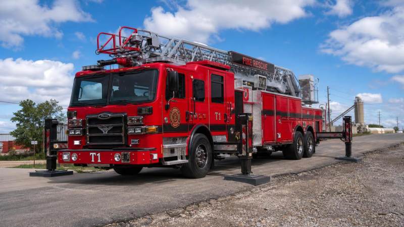 When Does Rescue Vehicle Stabilization for Ladder Trucks Fail on Uneven Ground?