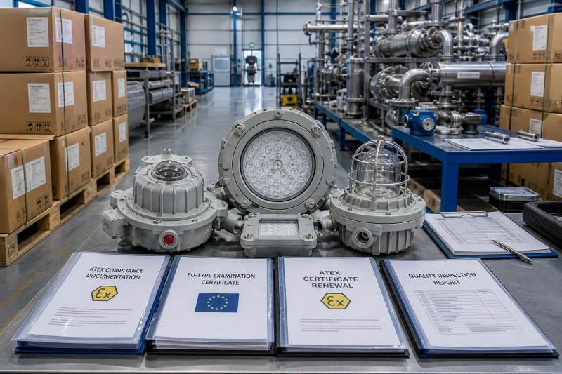EU Sets New ATEX Certificate Deadline for Ex-Proof Lights