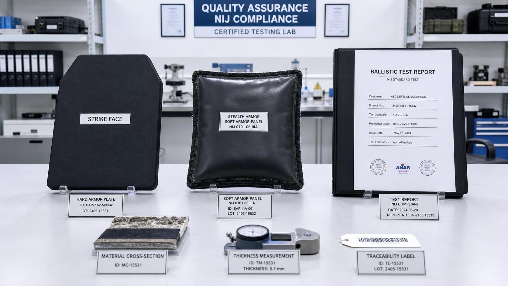 How to verify a ballistic armor supplier meets NIJ compliance