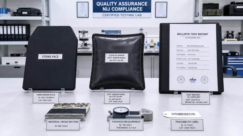 How to verify a ballistic armor supplier meets NIJ compliance