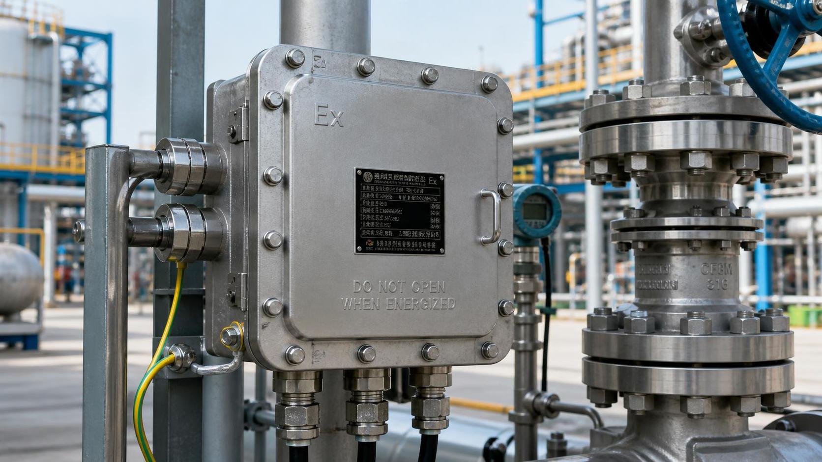 What makes equipment suitable for industrial explosion-proof Zone 1 areas?