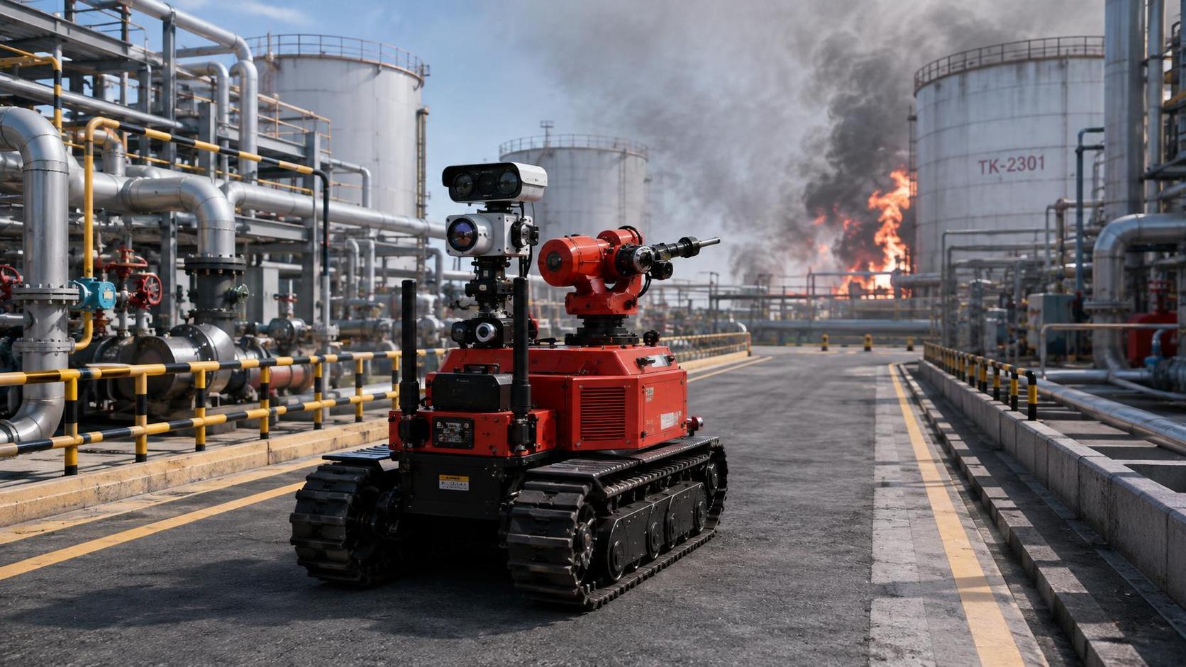 How industrial emergency robotics reduce risk in hazardous-site response