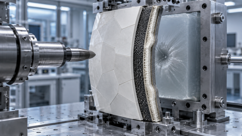Can ceramic trauma plates reduce blunt impact injury behind armor?