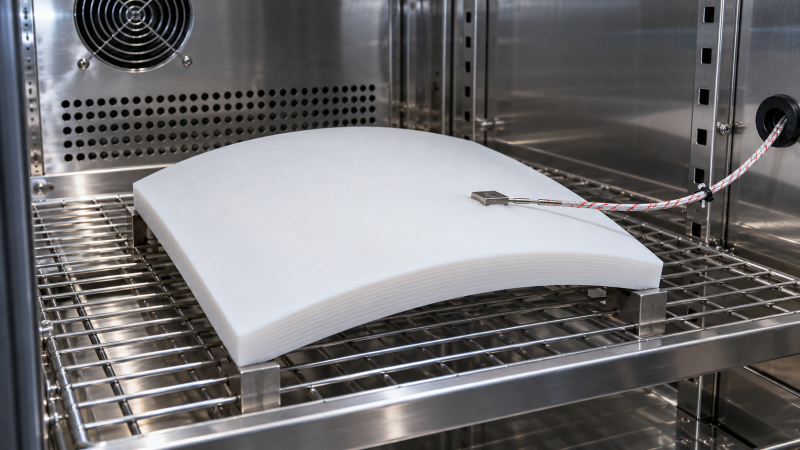 How does heat exposure affect UHMWPE ballistic protection systems?
