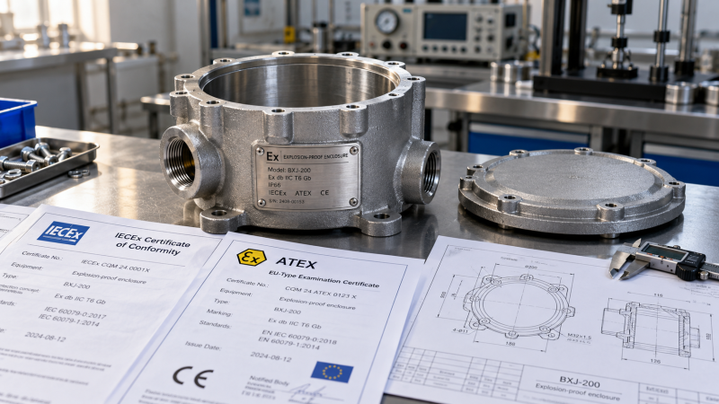 How to verify a flameproof housing supplier’s ATEX certificates