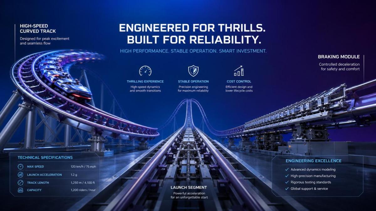 How roller coasters balance thrill, uptime, and cost