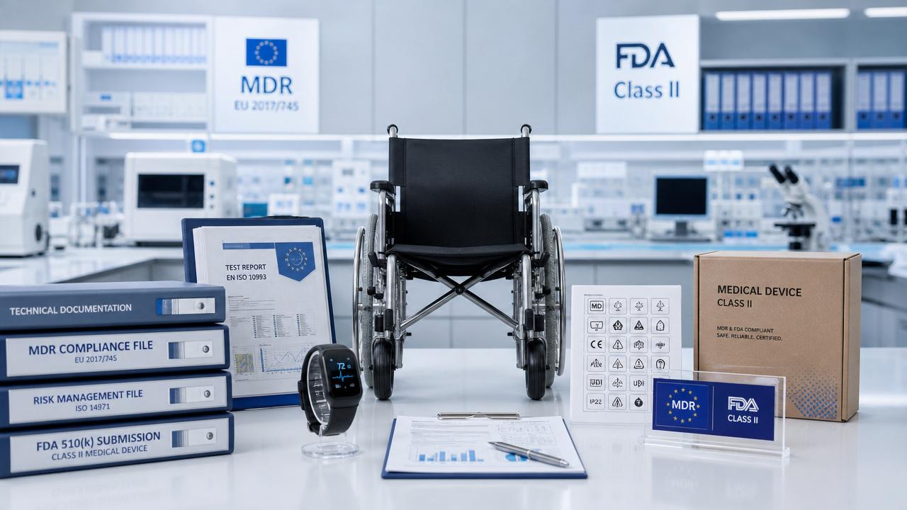 Regulatory Certification for Medical Devices: MDR vs FDA Class II Checklist