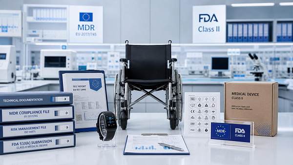 Regulatory Certification for Medical Devices: MDR vs FDA Class II Checklist