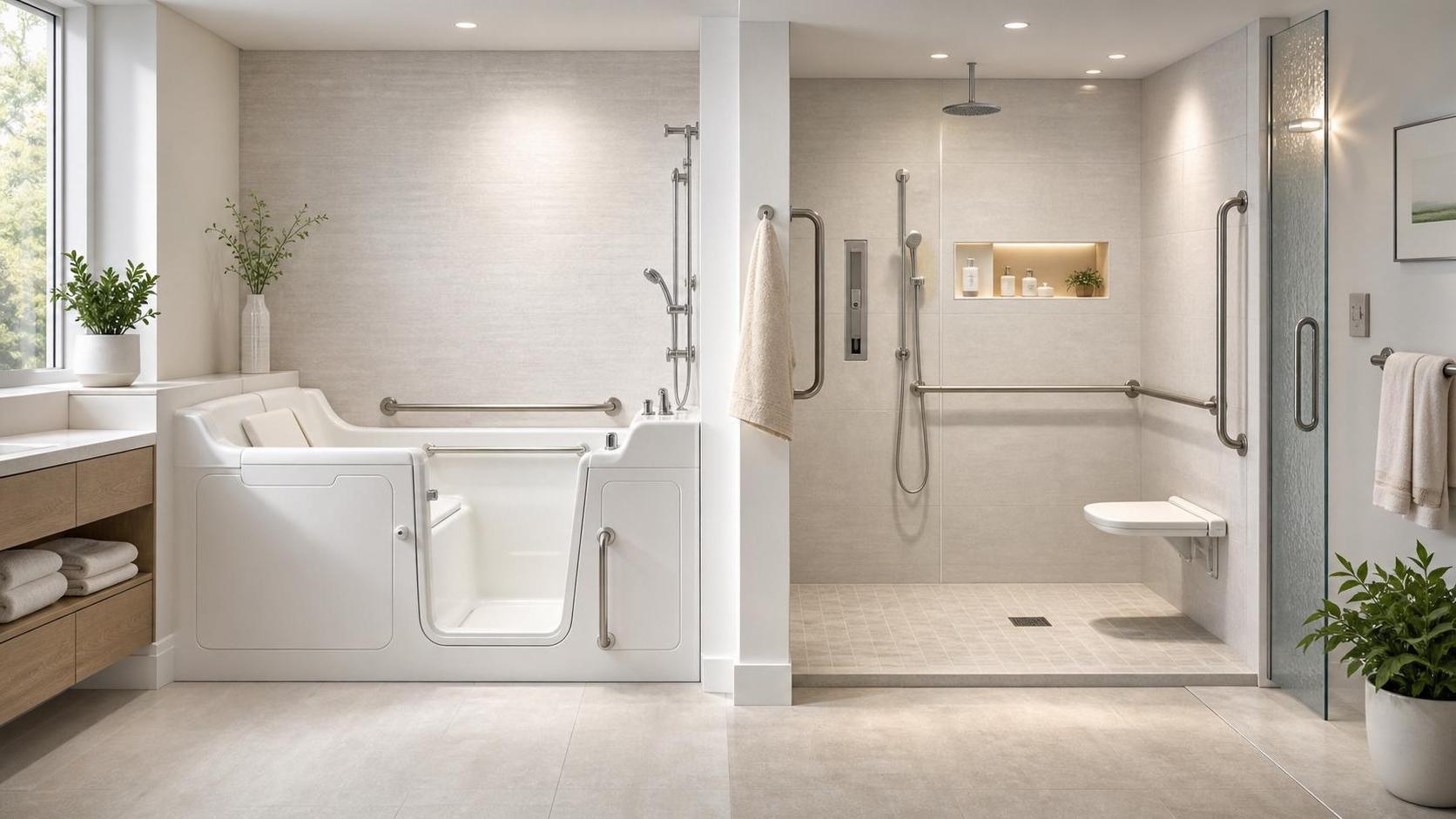 Walk-in Tubs and Showers: Which Option Works Best for Safer Bathing?