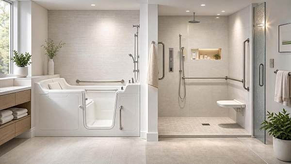 Walk-in Tubs and Showers: Which Option Works Best for Safer Bathing?