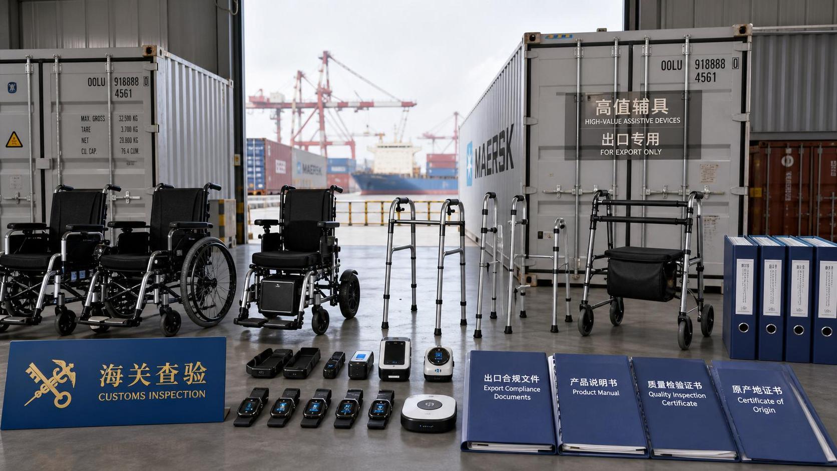 China Customs Tightens Checks on Senior Aid Exports