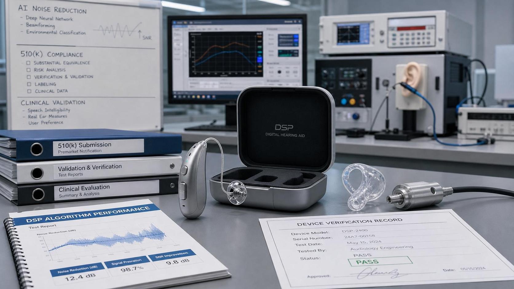 FDA Tightens DSP Hearing Aid 510(k) Path for AI Noise Reduction