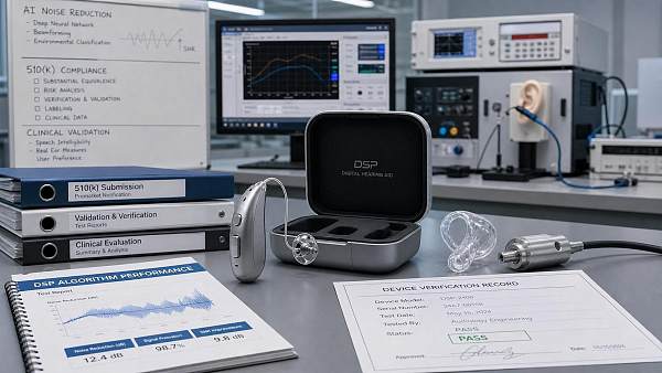 FDA Tightens DSP Hearing Aid 510(k) Path for AI Noise Reduction