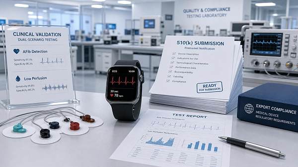 FDA Tightens ECG Watch Validation for 2026 Filings