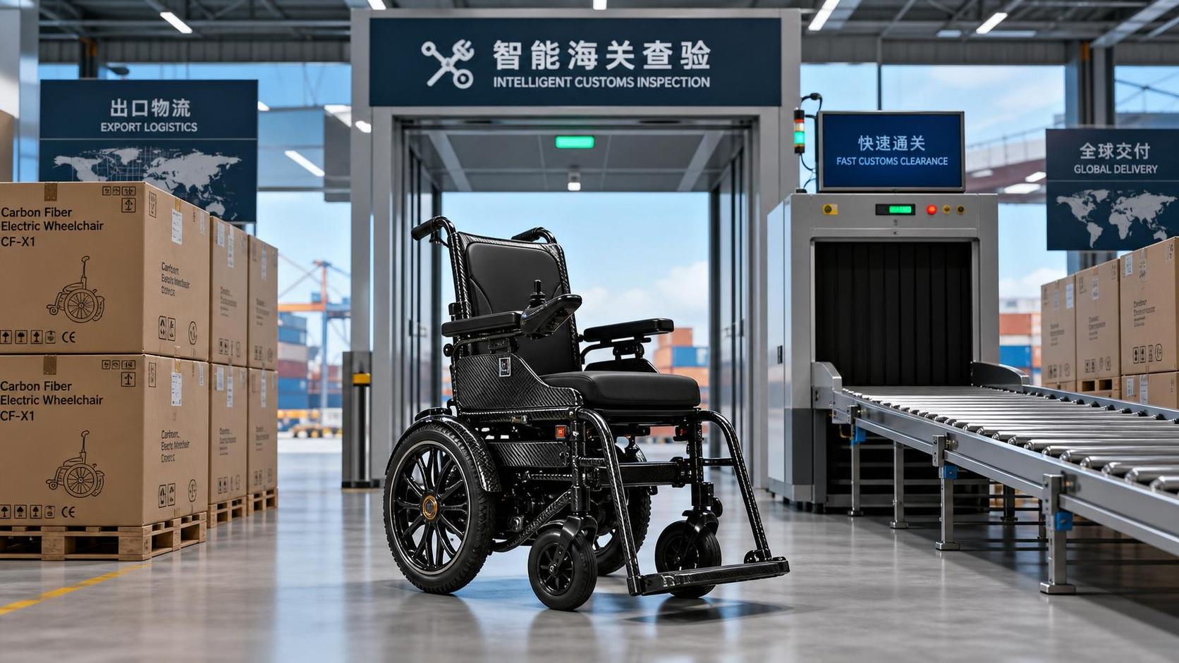 China Cuts Carbon Fiber Power Wheelchair Export Checks to 36 Hours