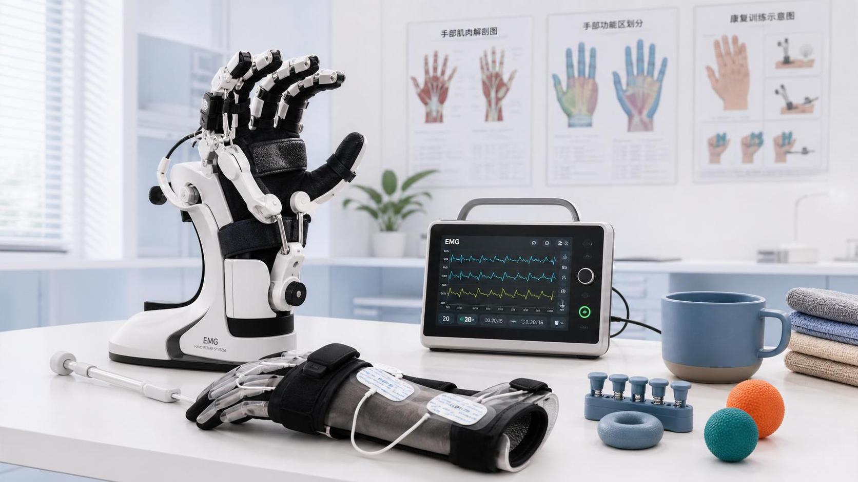 EMG-Controlled Devices for Hand Therapy: What Improves Recovery?