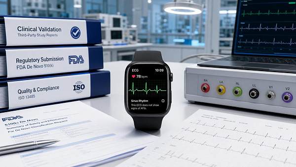 FDA Tightens De Novo Path for AI ECG Smartwatches