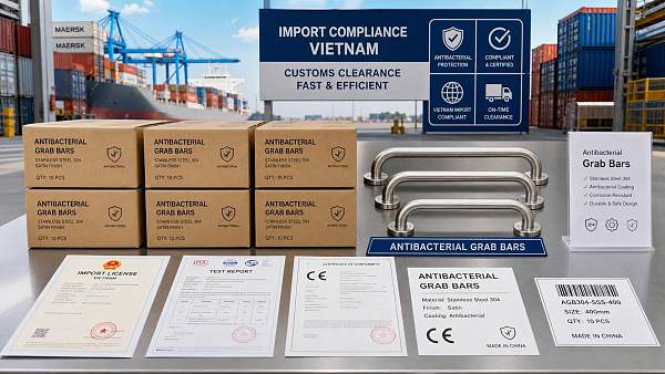 Vietnam sets July 15 customs bar for antibacterial grab bars