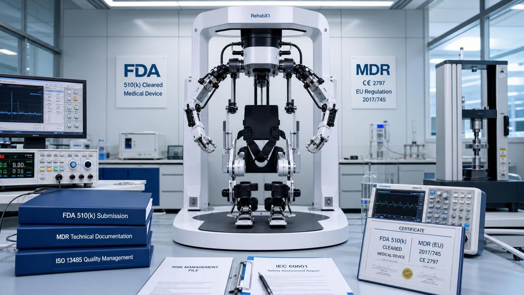 Regulatory Certification for Rehabilitation Robots: Key FDA and MDR Requirements