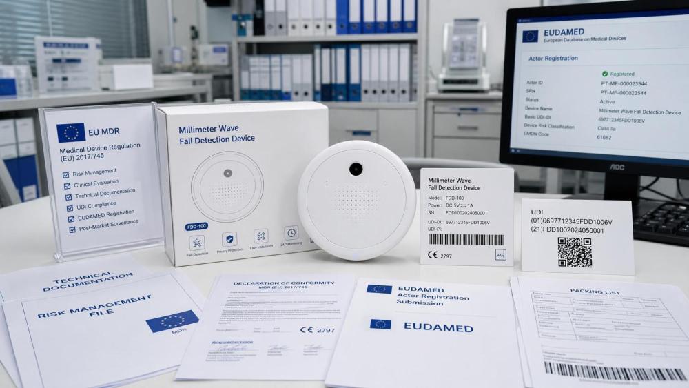 EU MDR UDI Rule Extends to Millimeter-wave Fall Detectors
