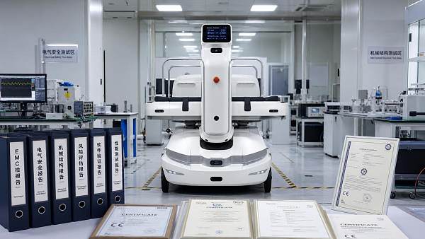 How to verify regulatory certification for patient transfer robots