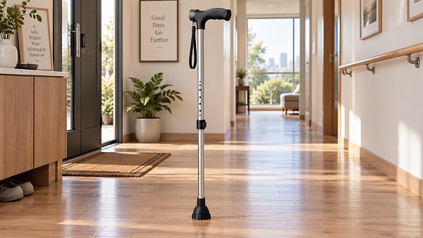When is a cane the right mobility assistive device for daily use?