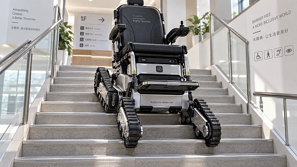 How stair-climbing balance control algorithms prevent tipping on stairs