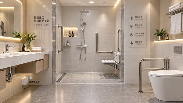 What drives the cost of a smart bathroom safety retrofit?