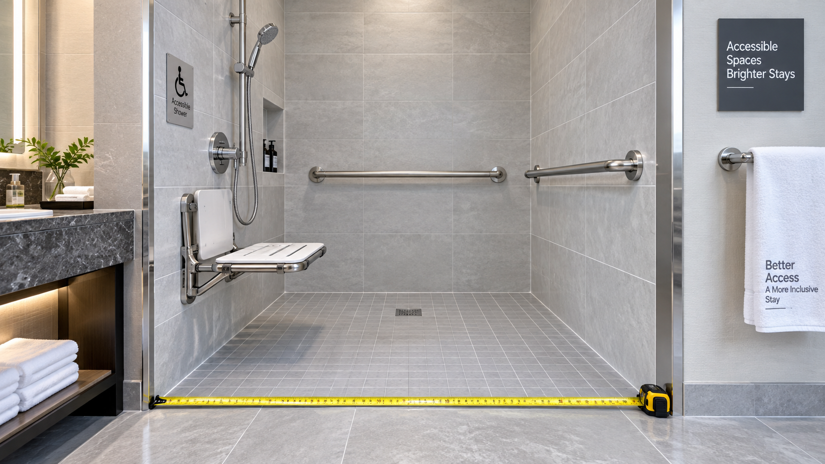 How to check whether shower accessibility systems are ADA compliant