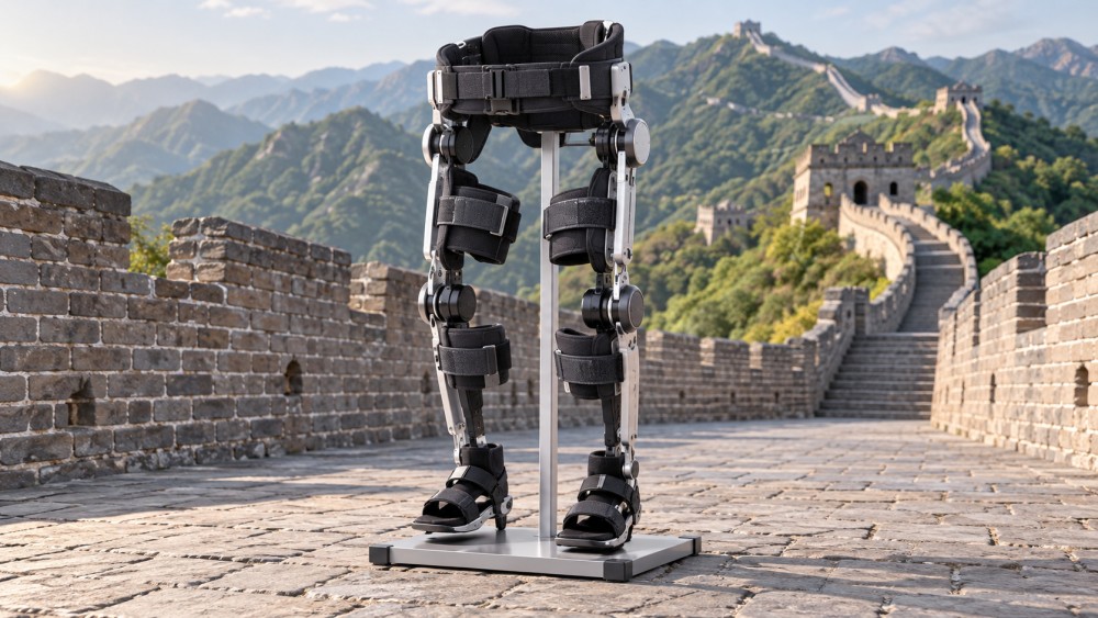 Exoskeletons Enter Everyday Life in China: Climbing the Great Wall With Robotic Legs