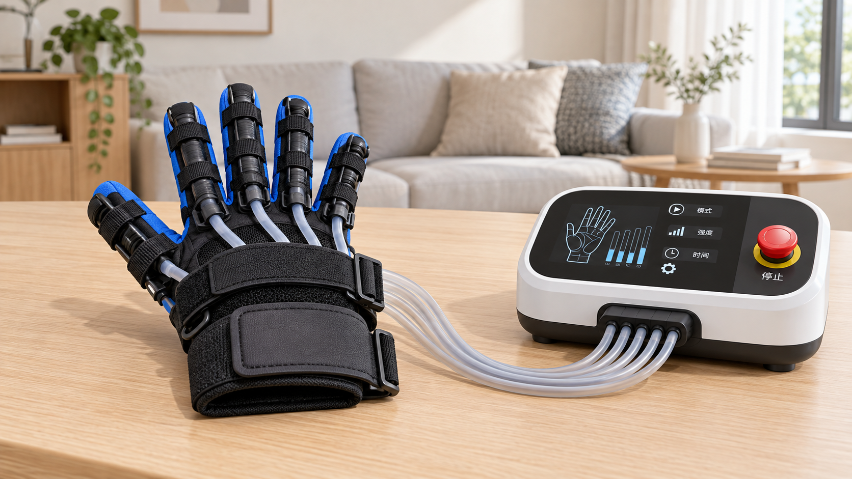 Are neuro-rehabilitation hand devices suitable for home use?