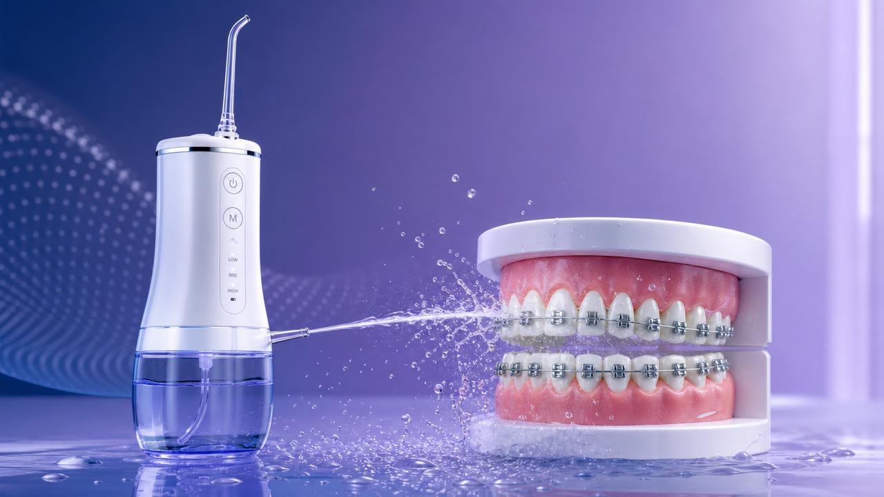 How to Use a Water Flosser Around Braces Safely