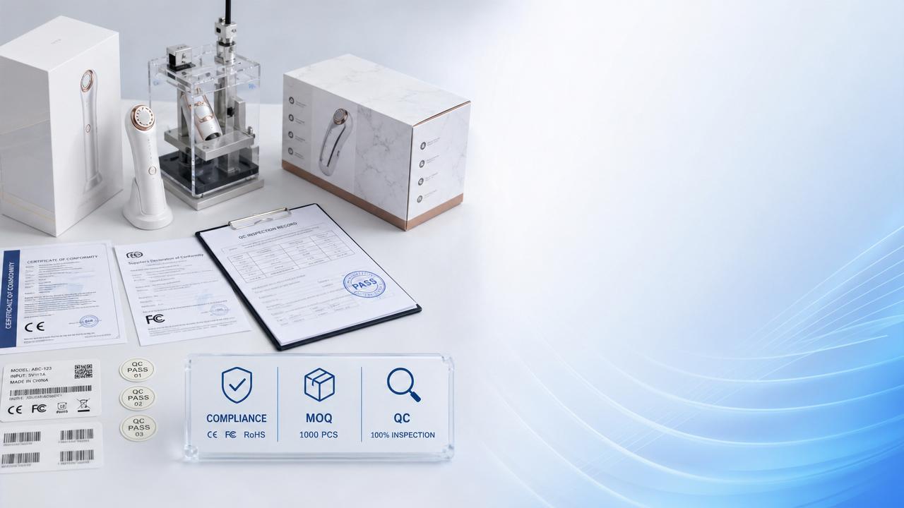 How to Evaluate a Home Use Beauty Devices Supplier for Compliance, MOQ, and QC