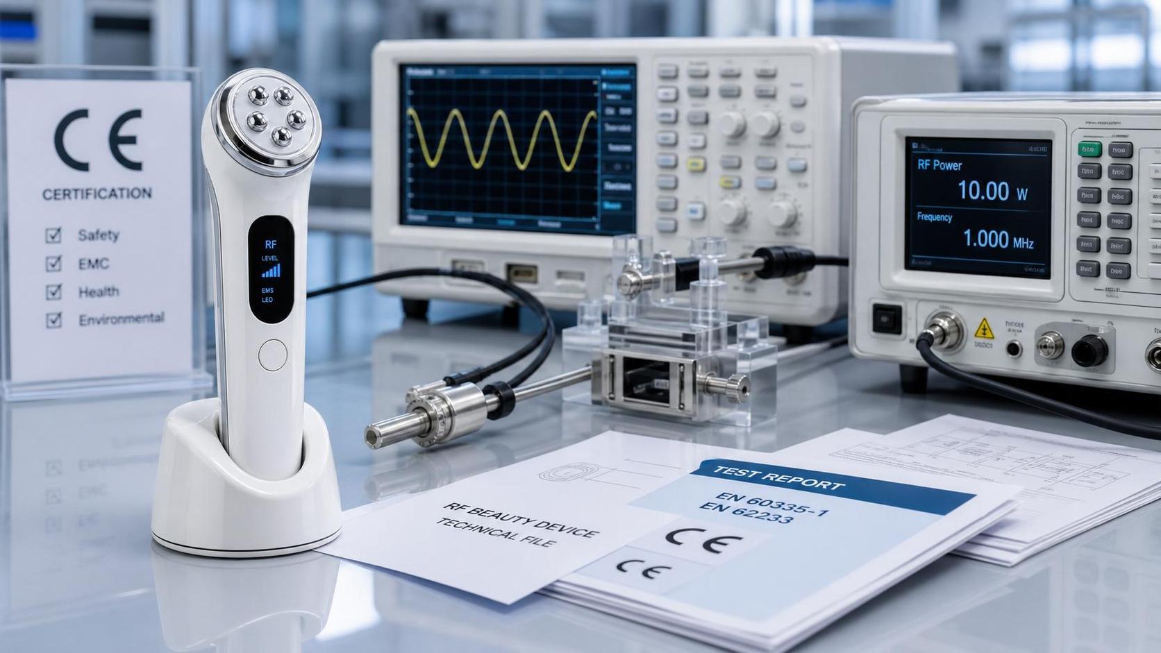 Home RF Skincare Devices CE Certification: Required Tests, Documents, and Common Failures