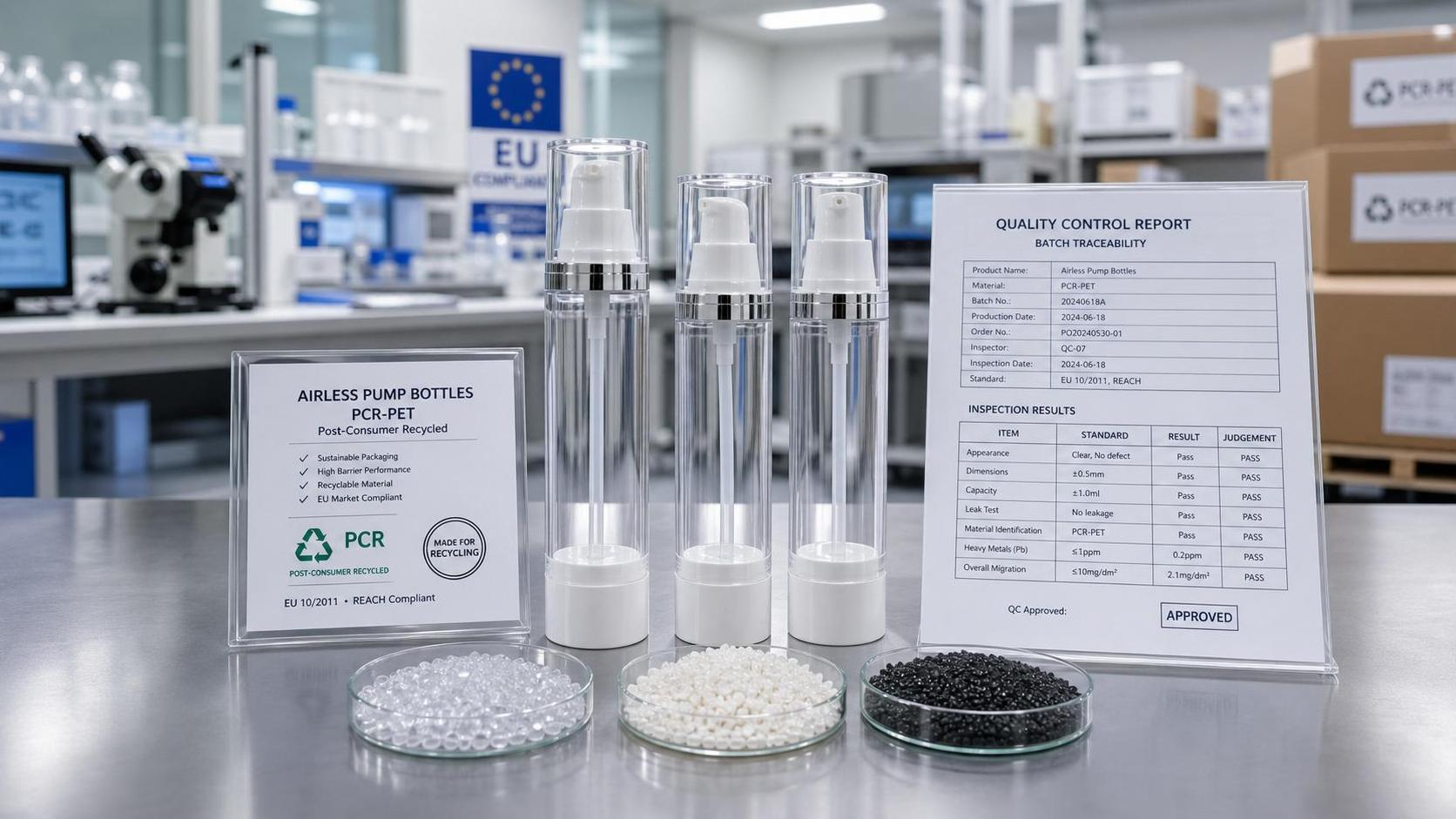 EU Moves Up PCR Traceability Rule for Airless Pump Bottles