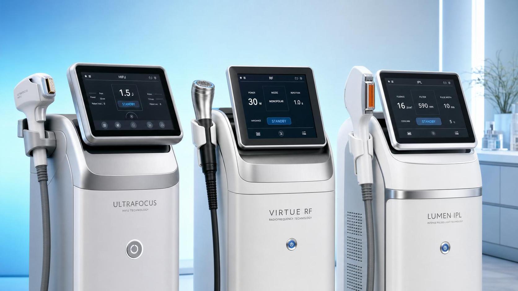 Skin Tightening Technology Devices Explained: HIFU, RF, and IPL Differences
