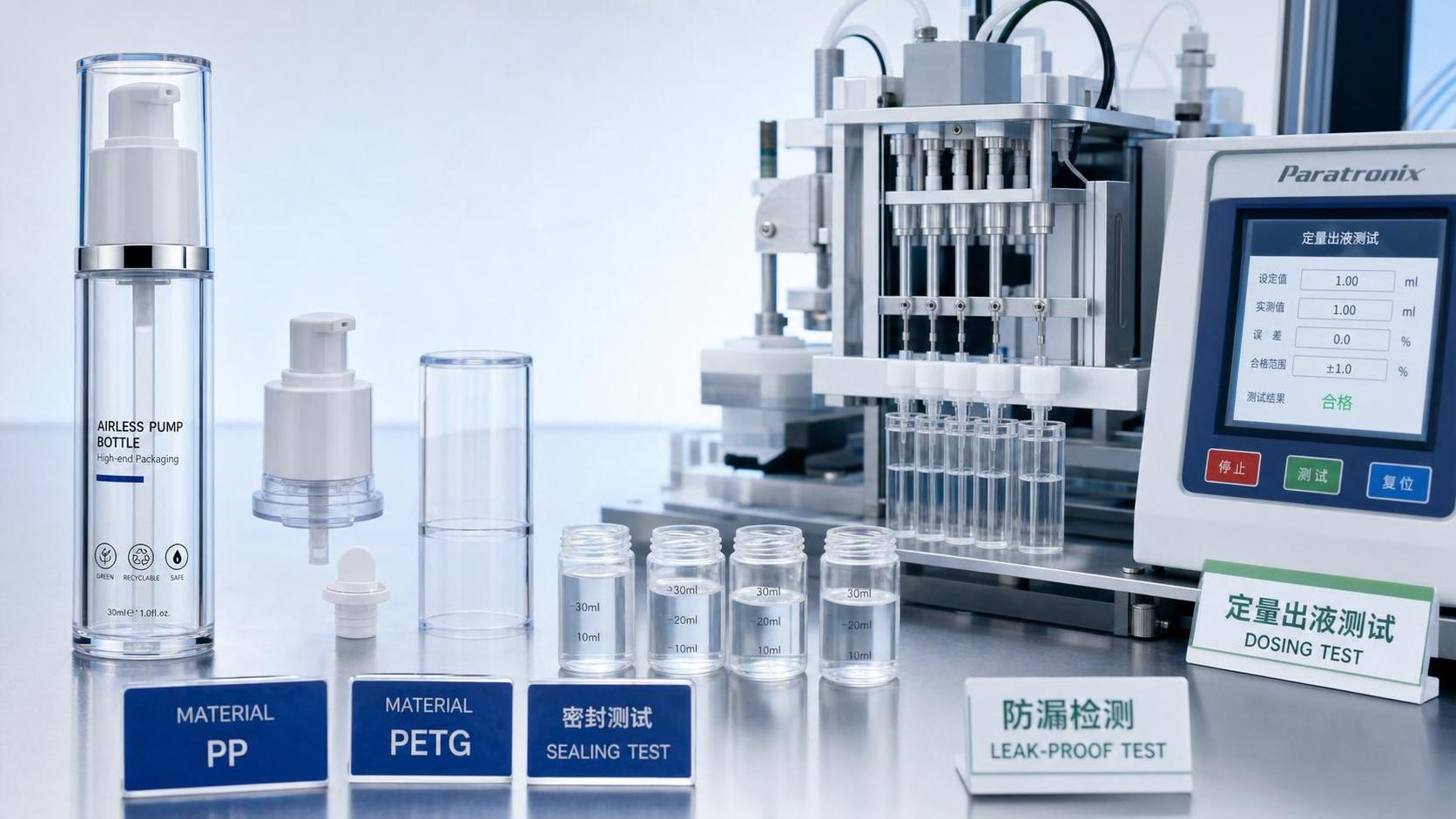 Airless Pump Manufacturer Selection Guide: Materials, Dosage Accuracy, and Leak Testing