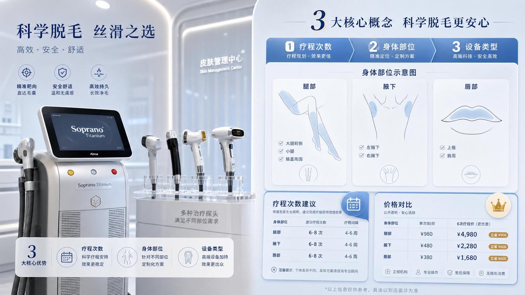 Laser Hair Removal Cost Breakdown: Sessions, Body Areas, and Device Type Compared
