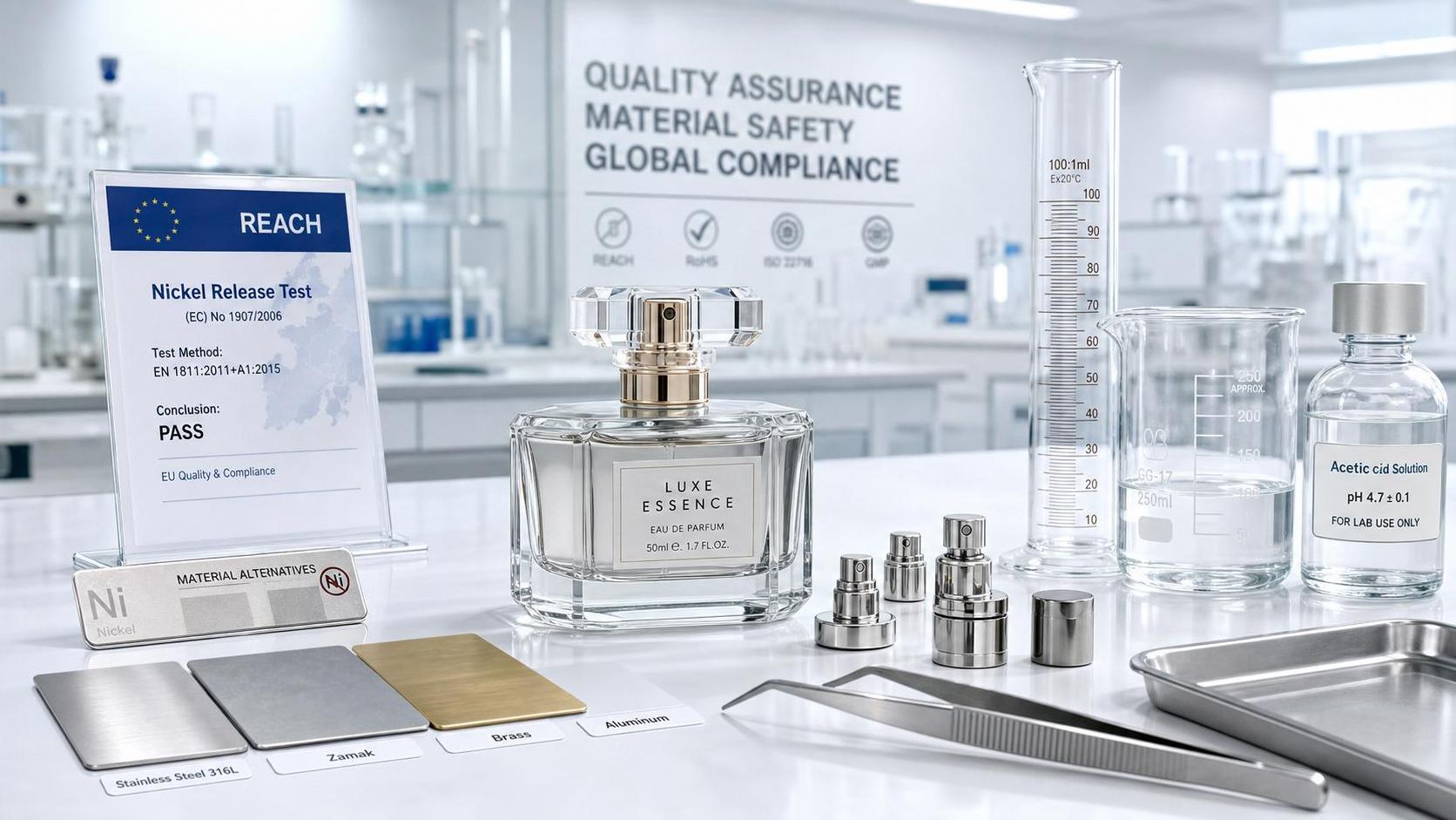 EU Reviews Tighter Nickel Limits for Perfume Pumps