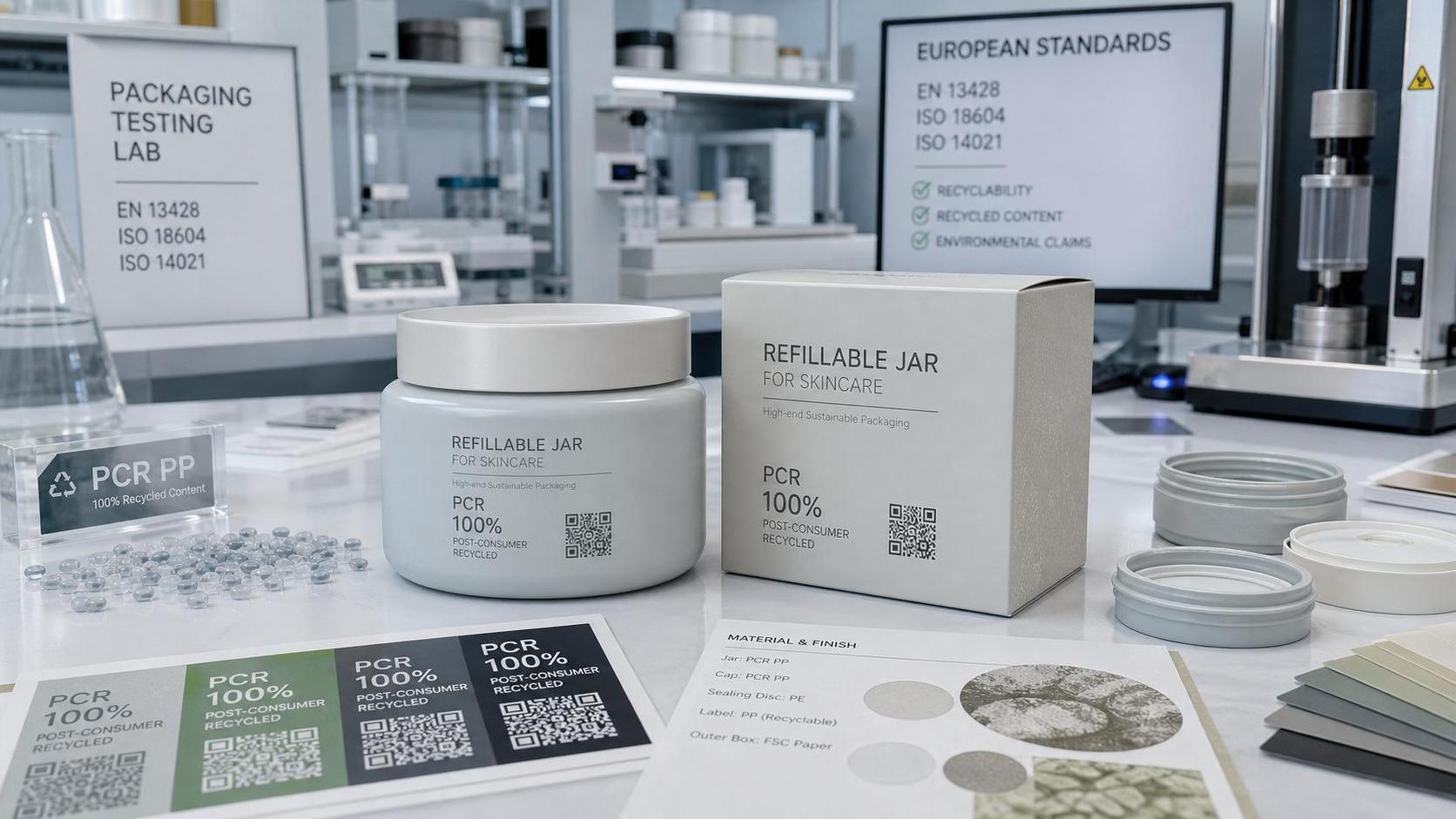 EU Updates EN ISO 22716 for Refillable Jar PCR Labels
