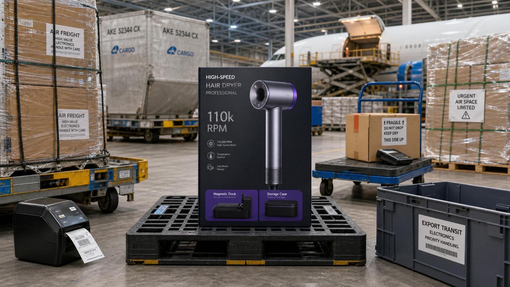 Air Cargo Squeeze Persists for 110k RPM Dryers