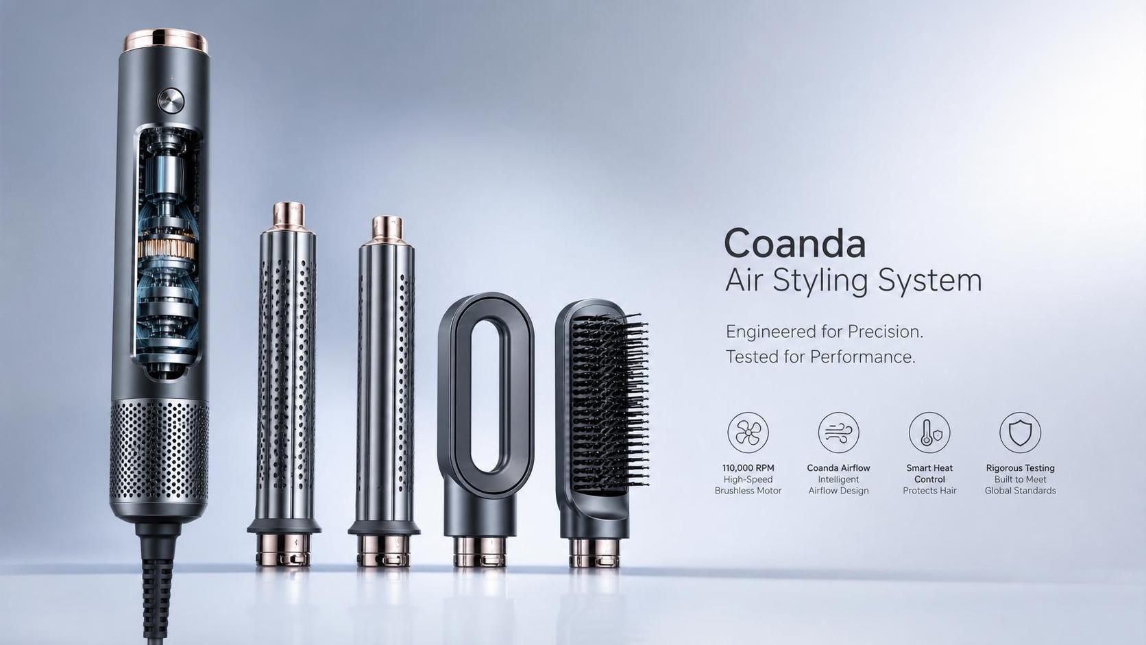 Choosing a Coanda Air Styler Manufacturer: Motor Speed, Barrel Design, and QC Standards