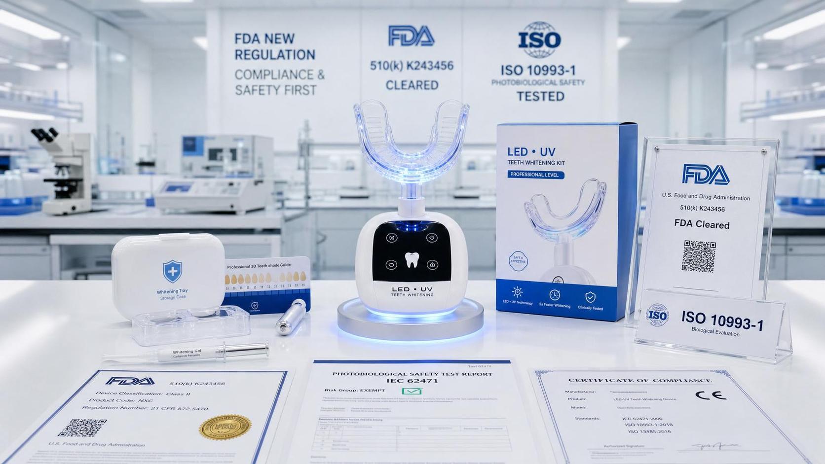 FDA Sets UV Safety Test Rule for Whitening Kits