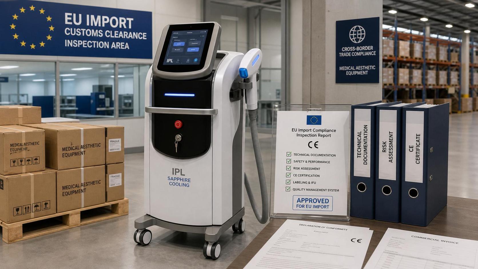 EU Customs Tighten Checks on Sapphire-Cooled IPL Devices