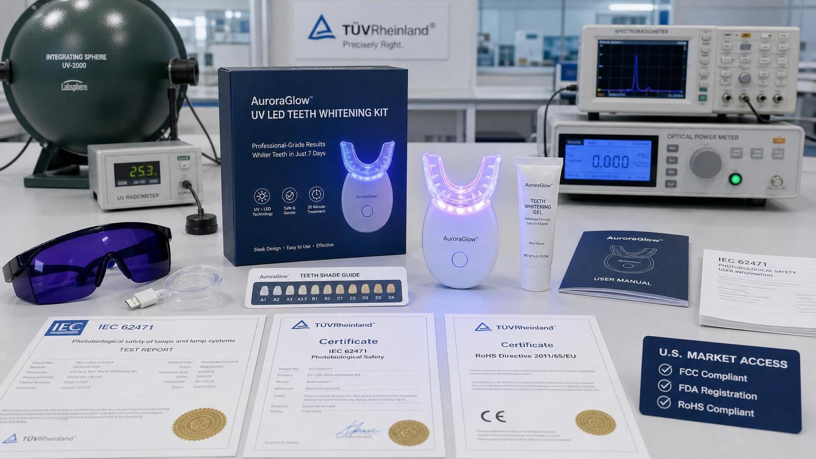 FDA Sets IEC 62471 Rule for UV Teeth Whitening Kits