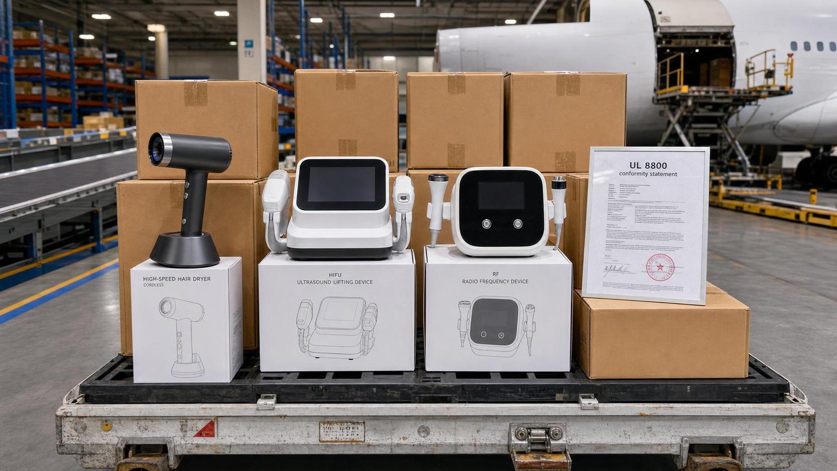 Ningbo Air Exports Add UL 8800 Statement for Beauty Devices