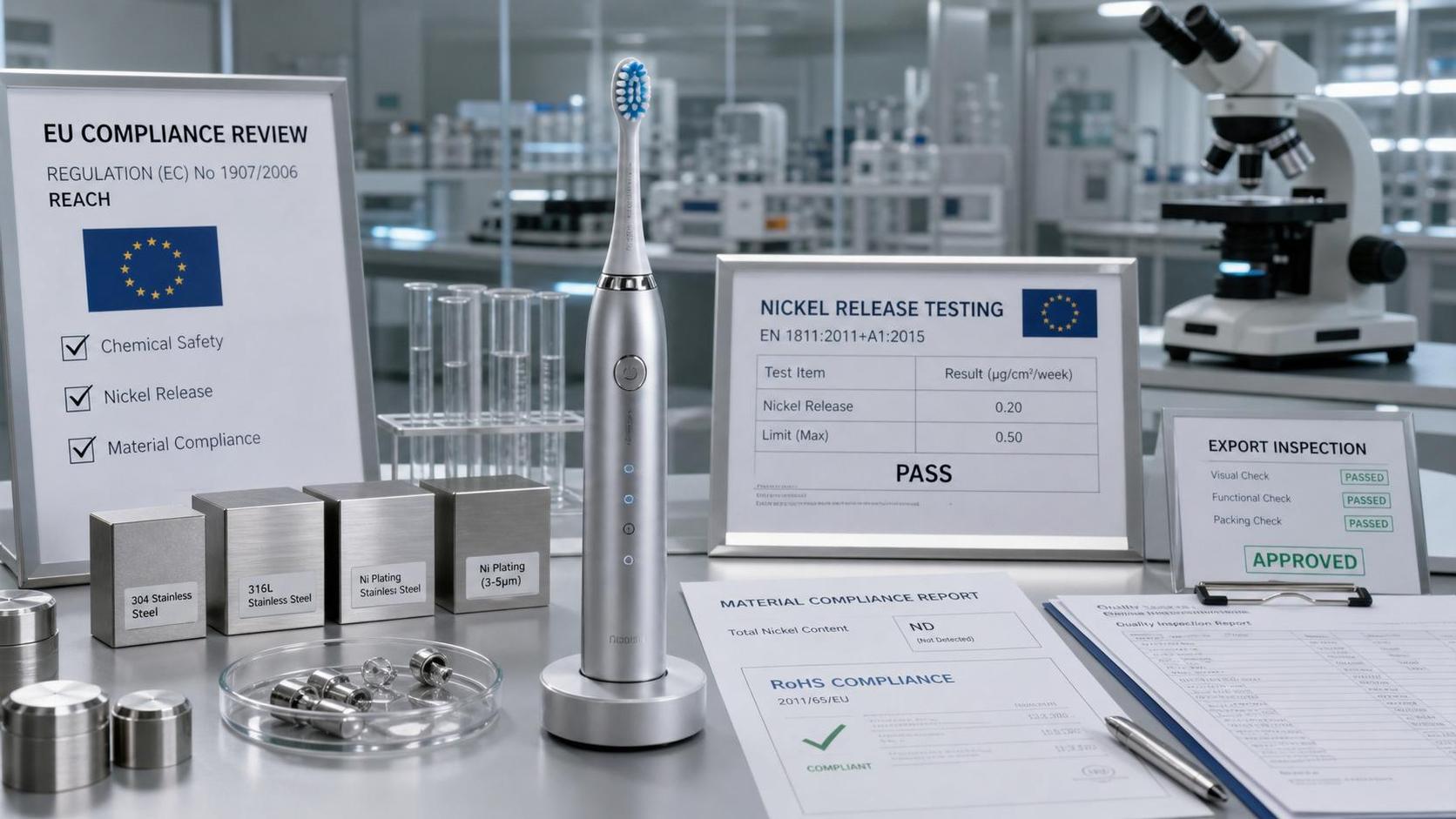 ECHA Reviews Tighter Nickel Release Limit for Beauty Devices