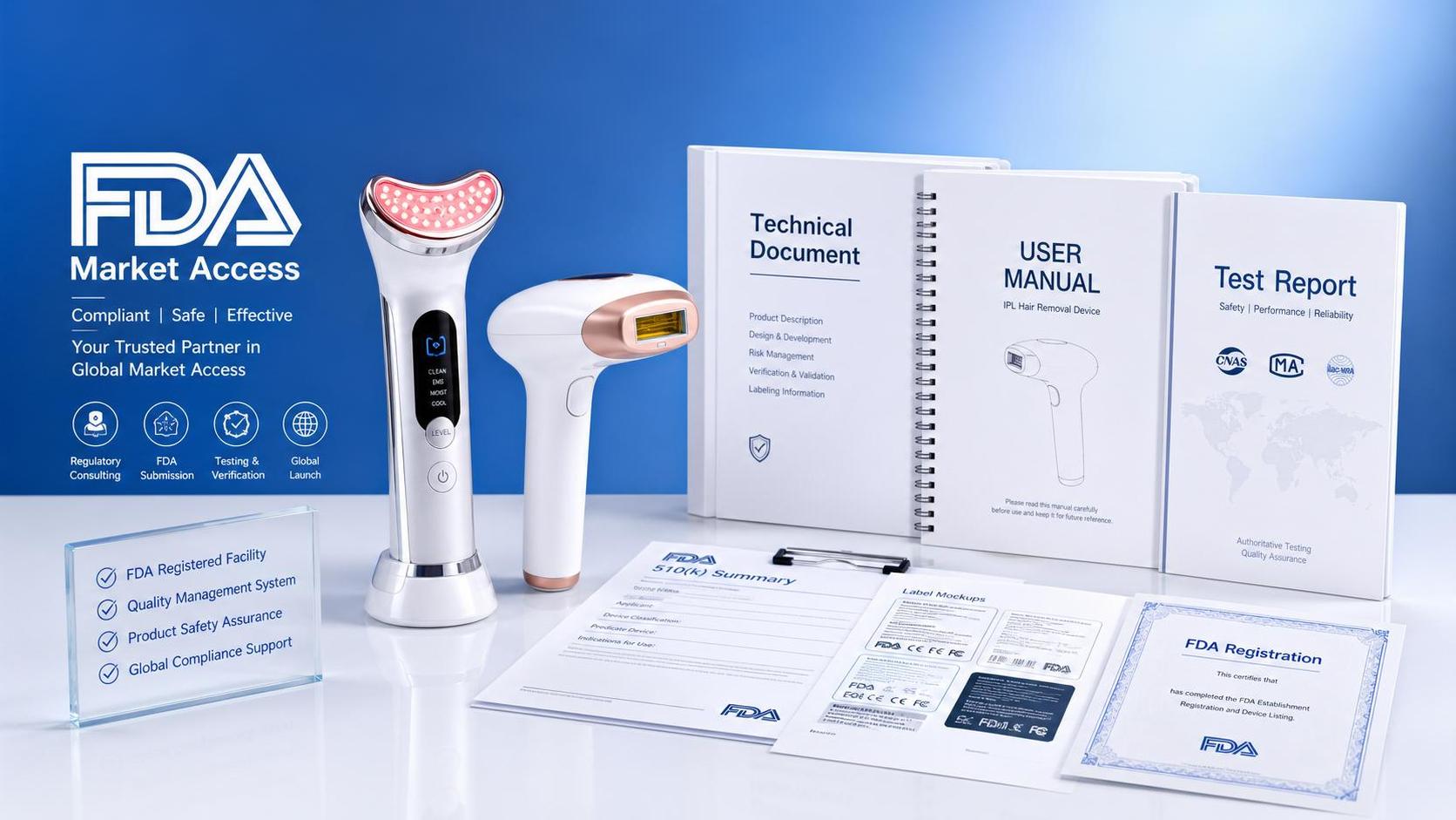 Beauty Device FDA Requirements: Which Documents Matter Before U.S. Market Entry?