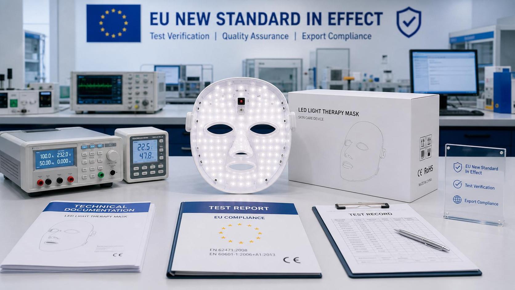 EN IEC 62471:2026 Takes Effect for LED Therapy Masks
