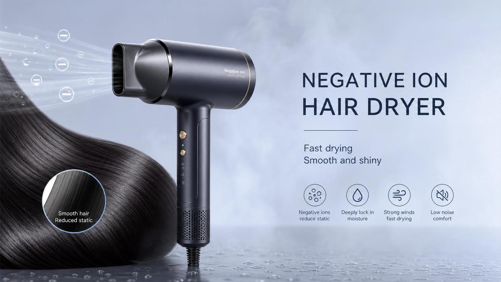 How Negative Ion Hair Technology Helps Frizz Control in Humid Conditions